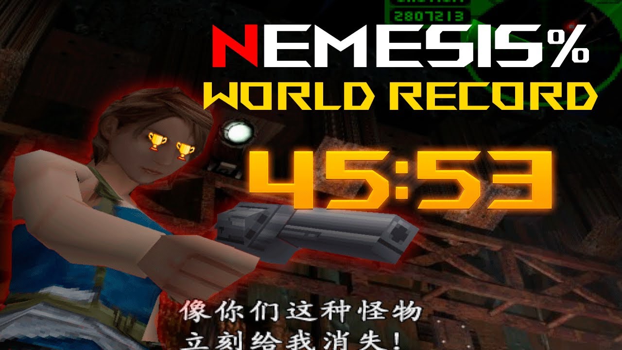 [World Record] Resident Evil 3 Speedrun Nemesis% Rebirth 45:53