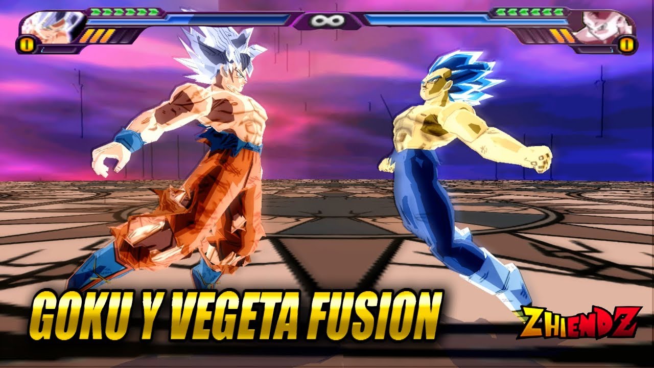 Goku Ultra Instinct y Vegeta SSJ Blue Evolution Fusion | DBZ Tenkaichi 3 ZhiendZ