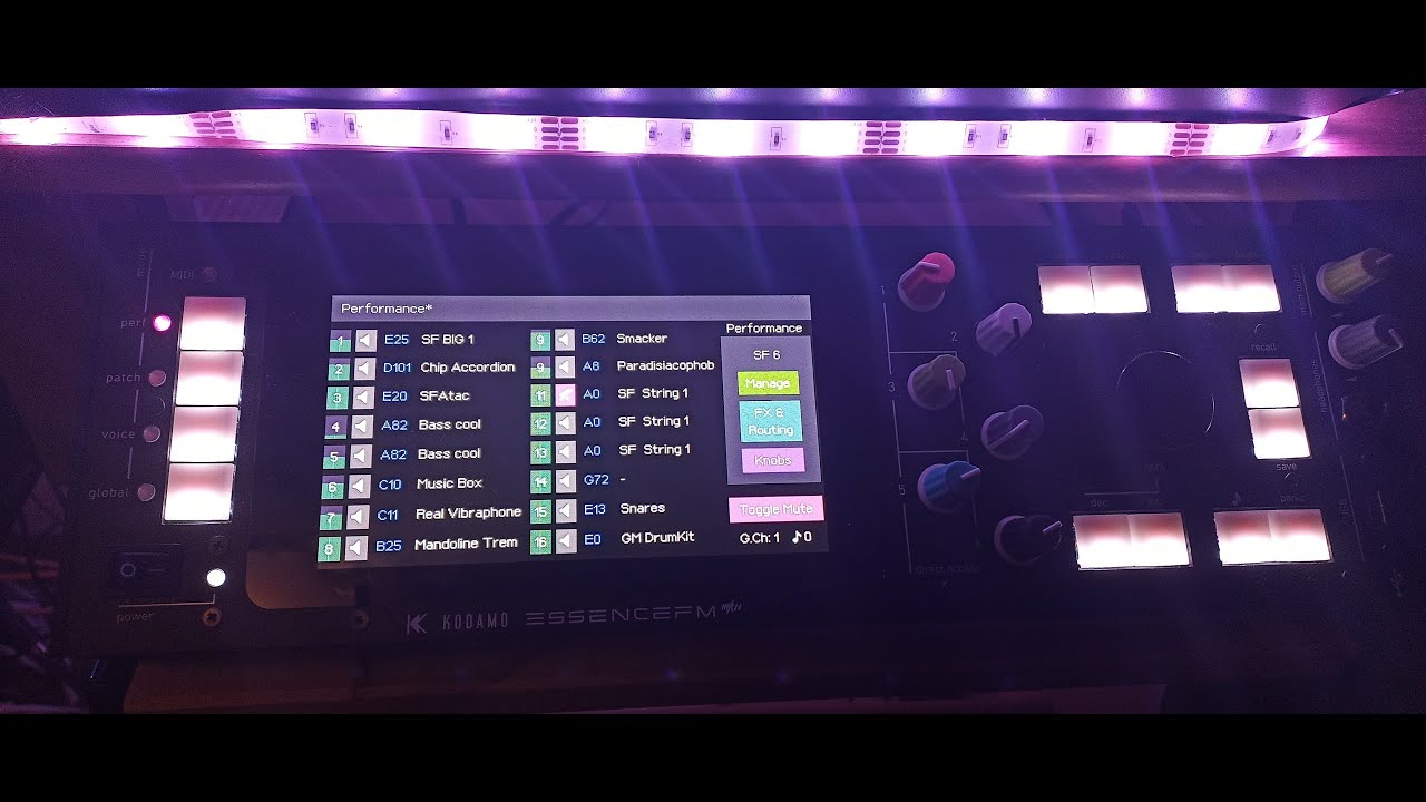 TRANCE MUSIC - with Kodamo Essence FM mk 2 --- EDM,   electronic Music - Live Performance