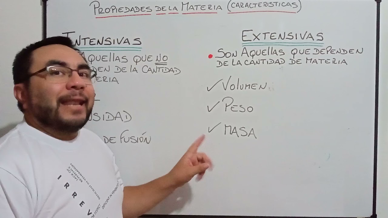 PROPIEDADES INTENSIVAS Y EXTENSIVAS