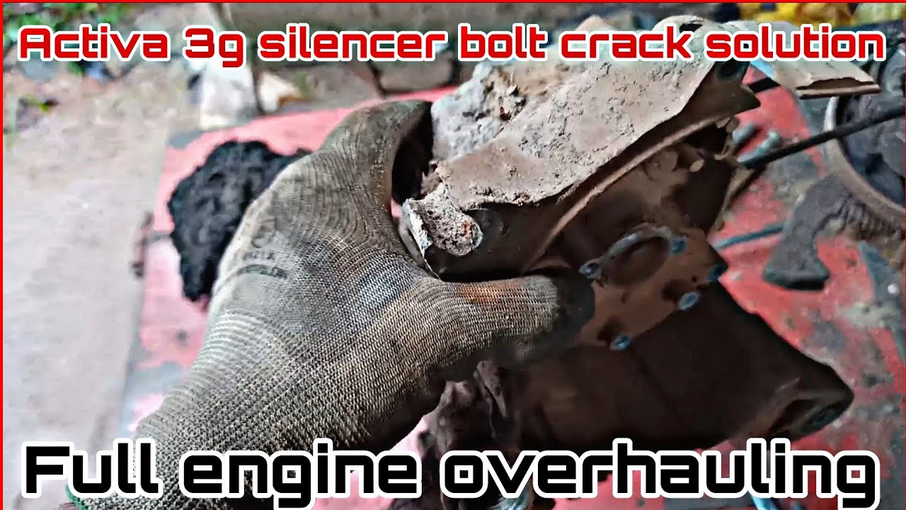 Honda activa 3G silencer bolt issue solution | kannada | @Mtkannada