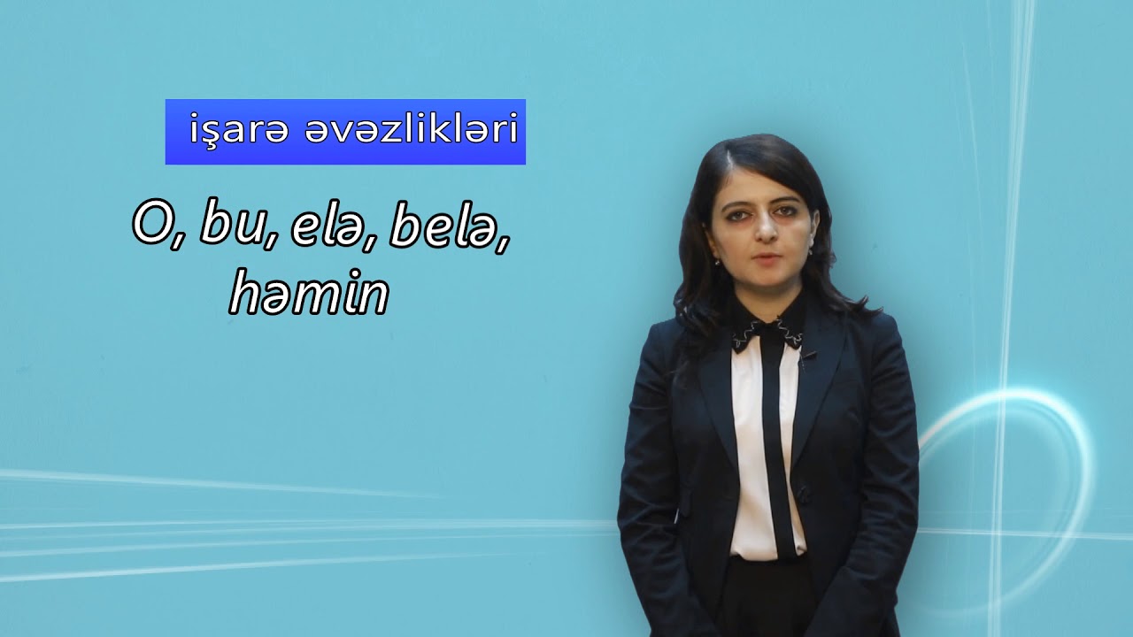 azərbaycan dili - əvəzliklər