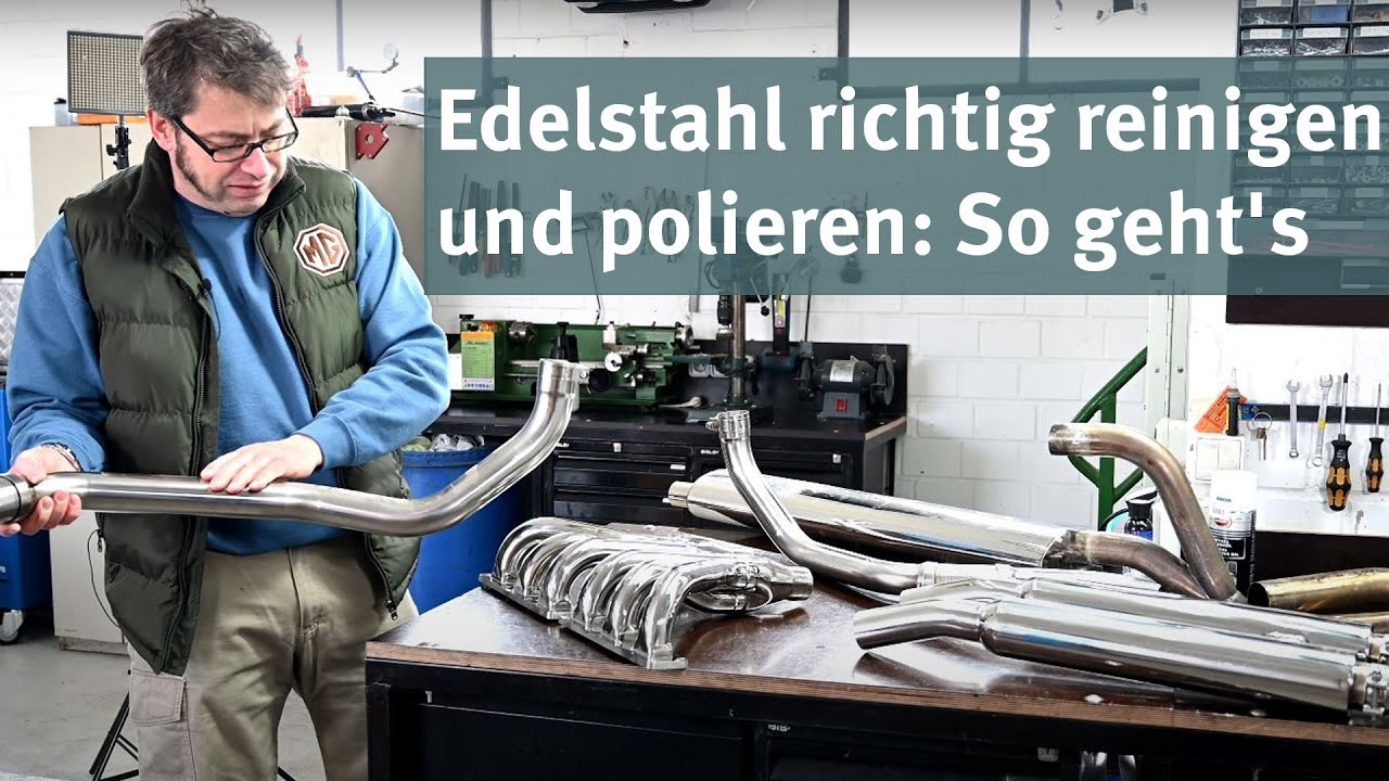 Edelstahl richtig schnell und gründlich putzen