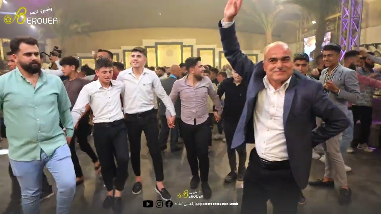 حفل زفاف اسعد رضوان جويد الفنان عبود حلاق جزء الثالث