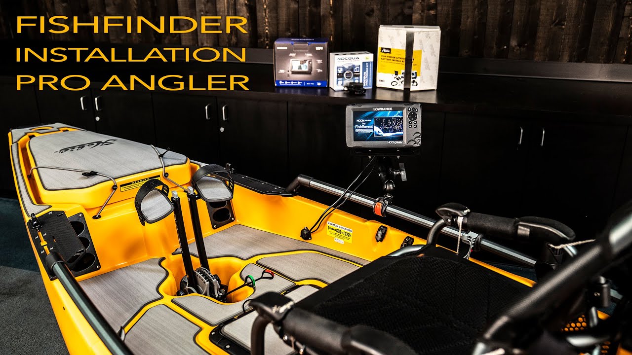 Fish Finder Installation | Lowrance Hook Reveal 7 TripleShot on Hobie Pro Angler with Guardian Mount