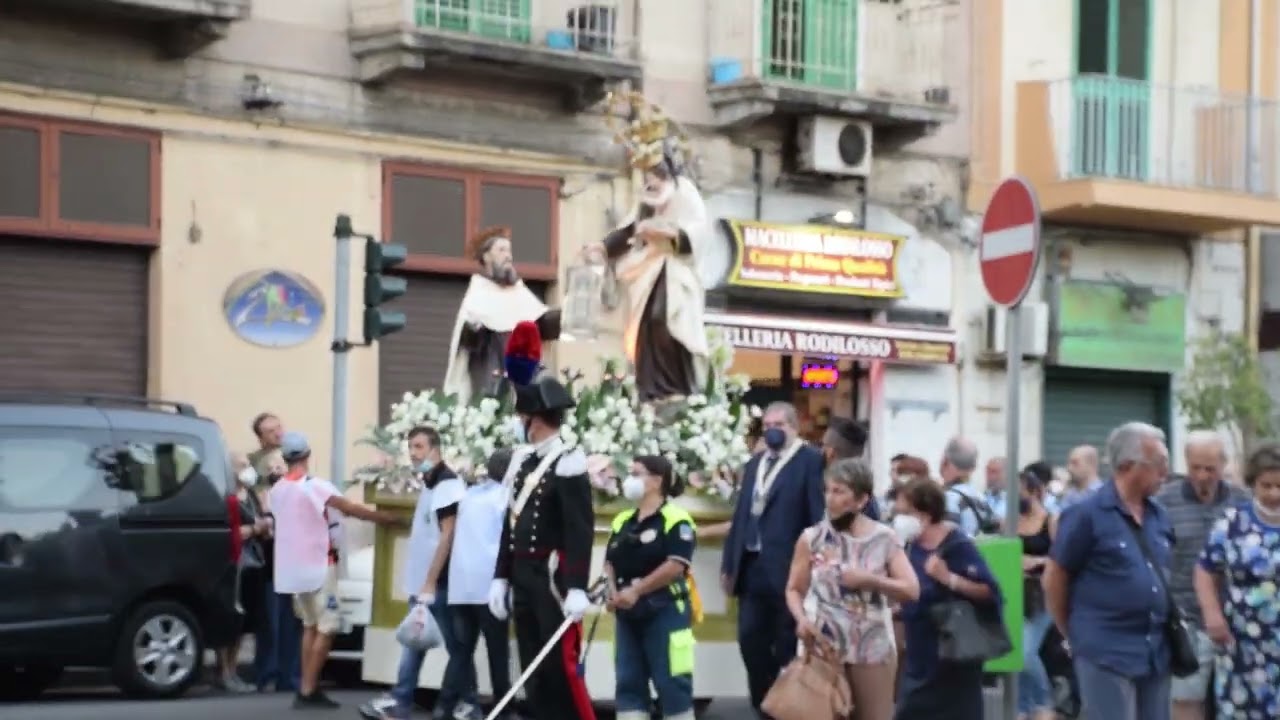 Processione della Madonna del Carmine con la Banda G: Verdi di Bordonaro