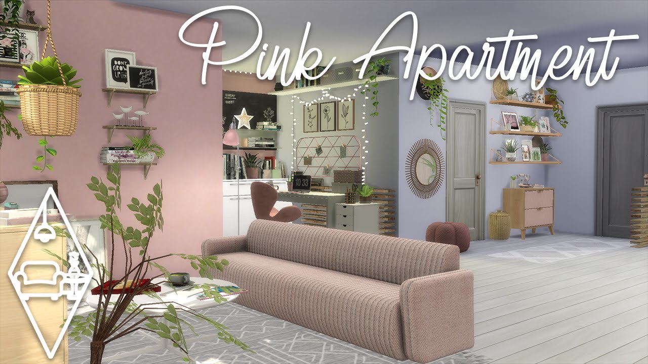 PINK APARTMENT | +CC | The Sims 4 | Stop Motion Build