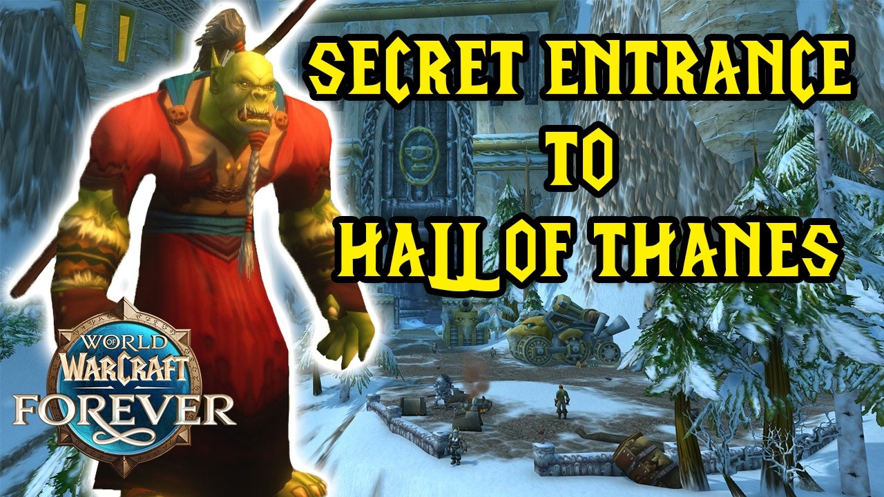 Как попасть в Чертоги Танов за Орду в World of Warcraft Forever