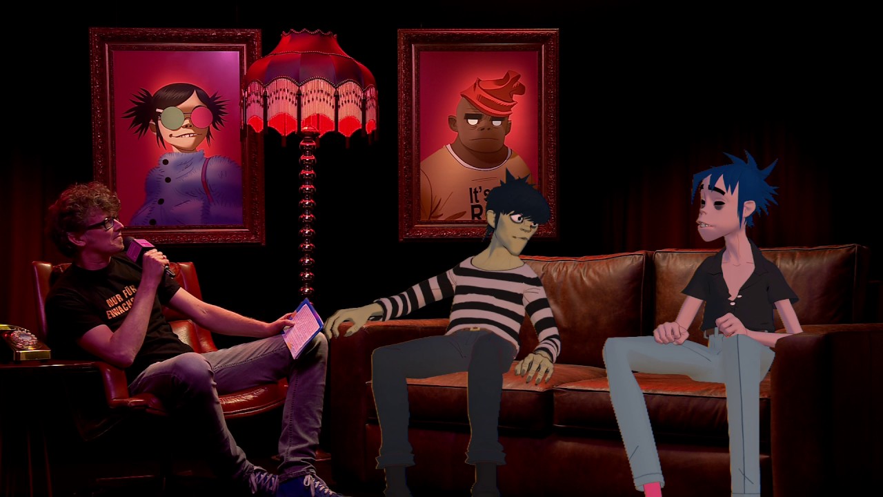 Steen Lorenzen interviewt 2D & Murdoc von den Gorillaz