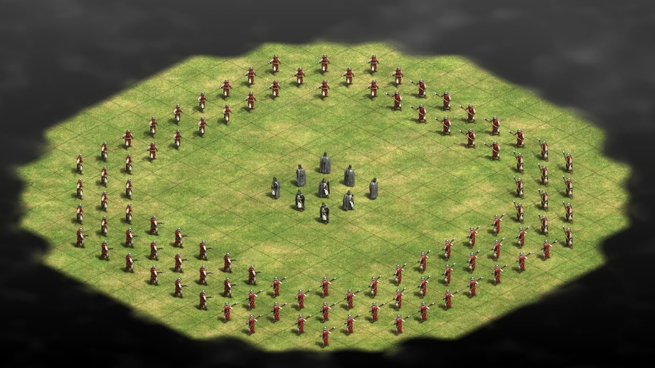 9 Teutonic Knight vs 99 Flemish Militia Age of Empires II Definitive Edition