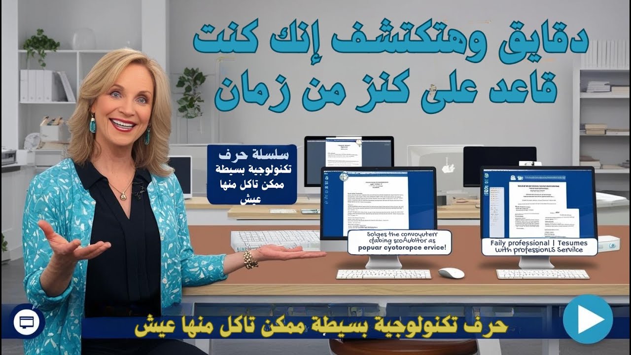 إزاي حرف بسيطة على الكمبيوتر تخليك تاكل عيش