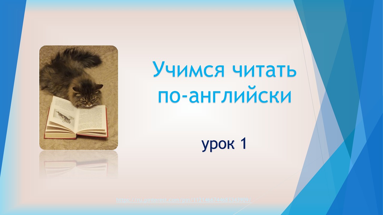 Учимся читать по-английски. Правила чтения. Урок 1 Открытые и закрытые слоги.