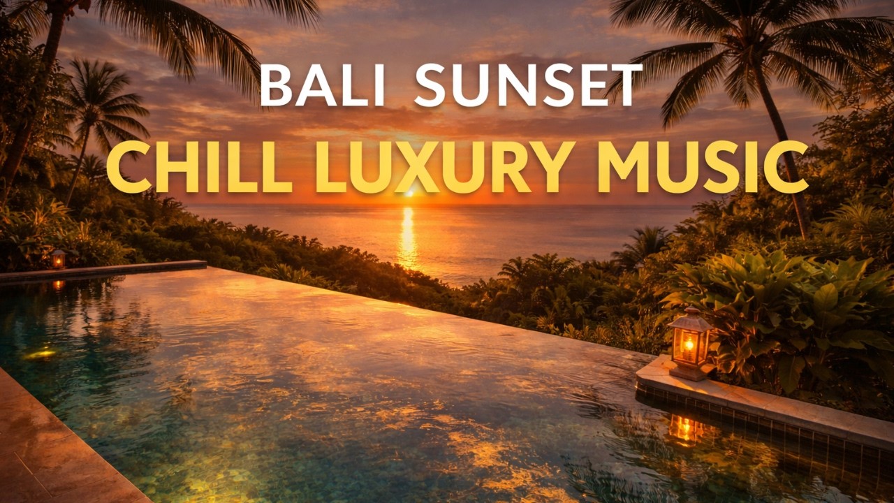 Bali Sunset Chill Luxury Music 🌴 Relax & Focus