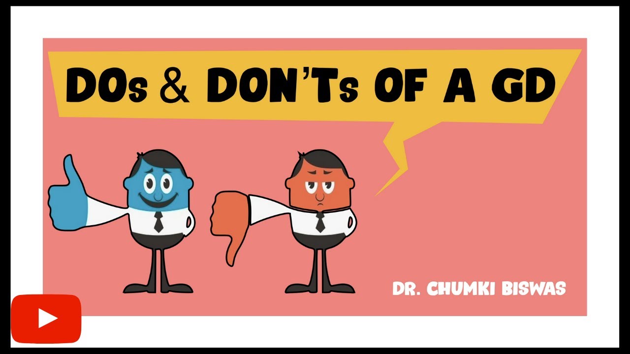Dos and Don'ts of a GD - A Course on Employability Skills