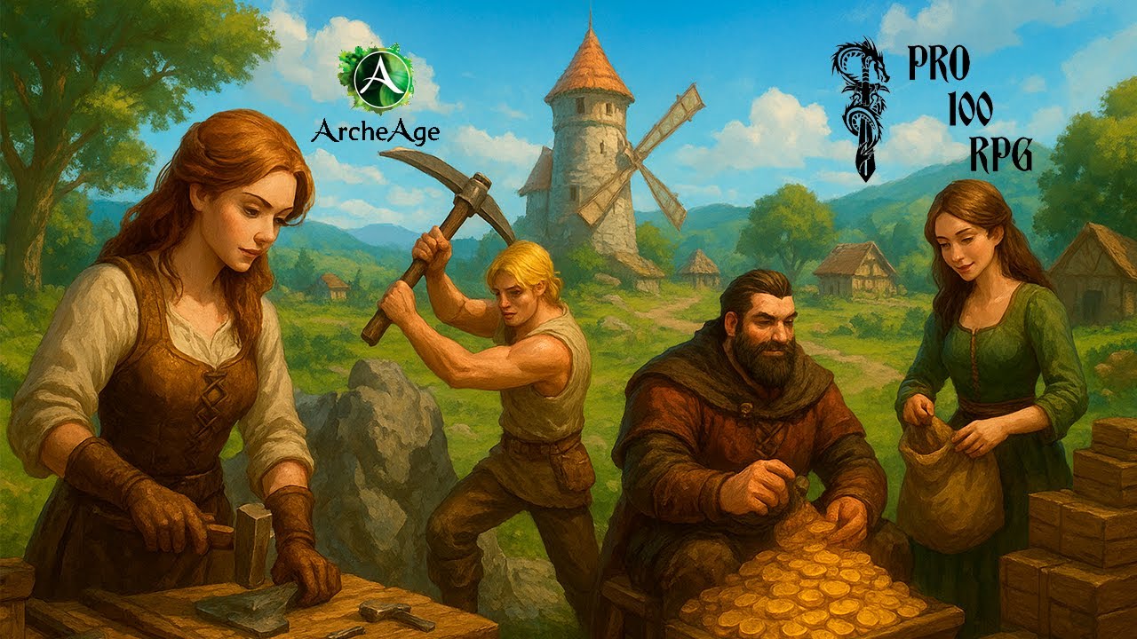 ArcheAge 11.0 три (не попсовые) топ заработка | Фесаникс
