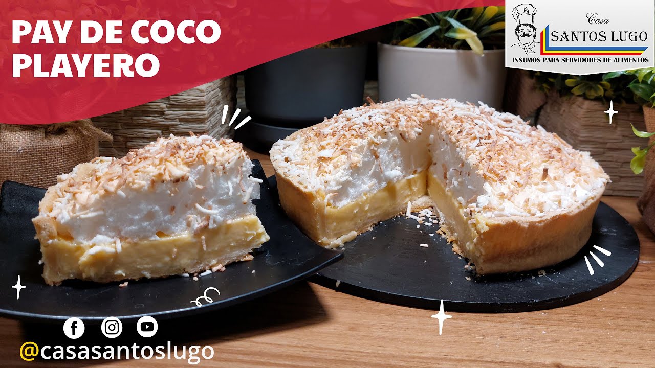 PAY DE COCO PLAYERO 🥥🏖️ ⭐RECETA FÁCIL Y RÁPIDA⭐