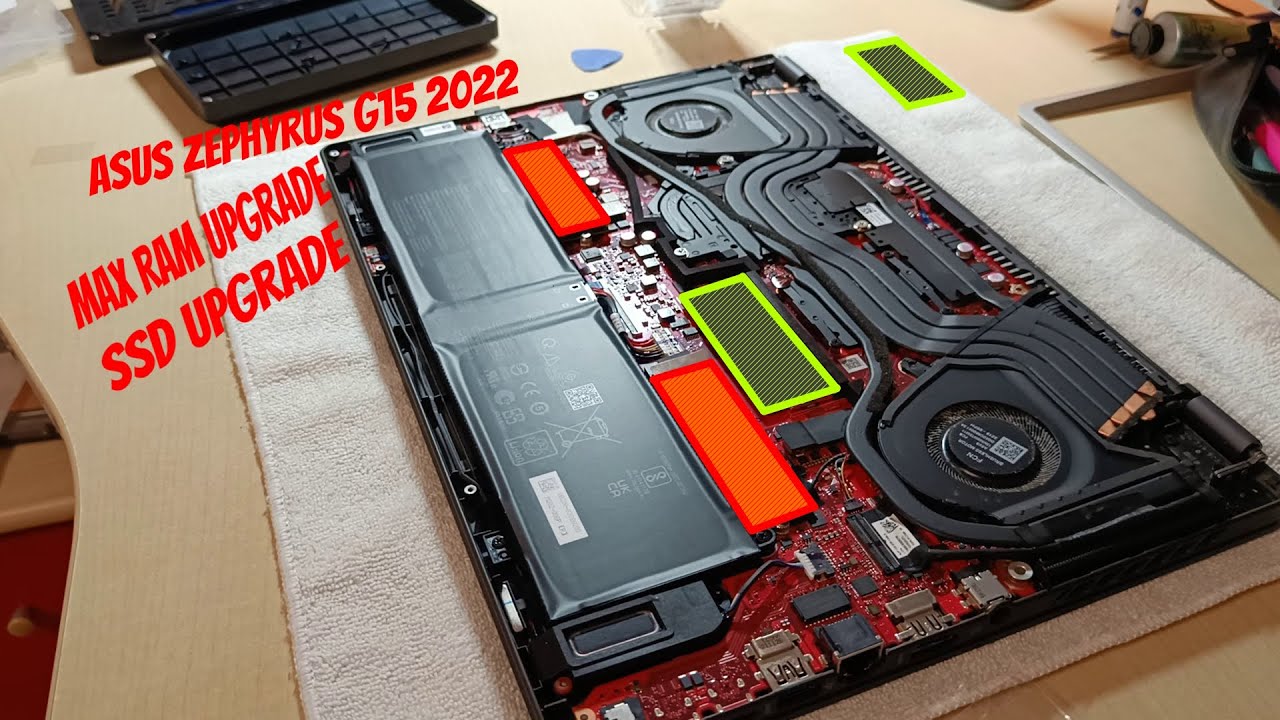 Asus ROG Zephyrus G15 (2022) GA503 SSD and RAM Upgrade to the MAX