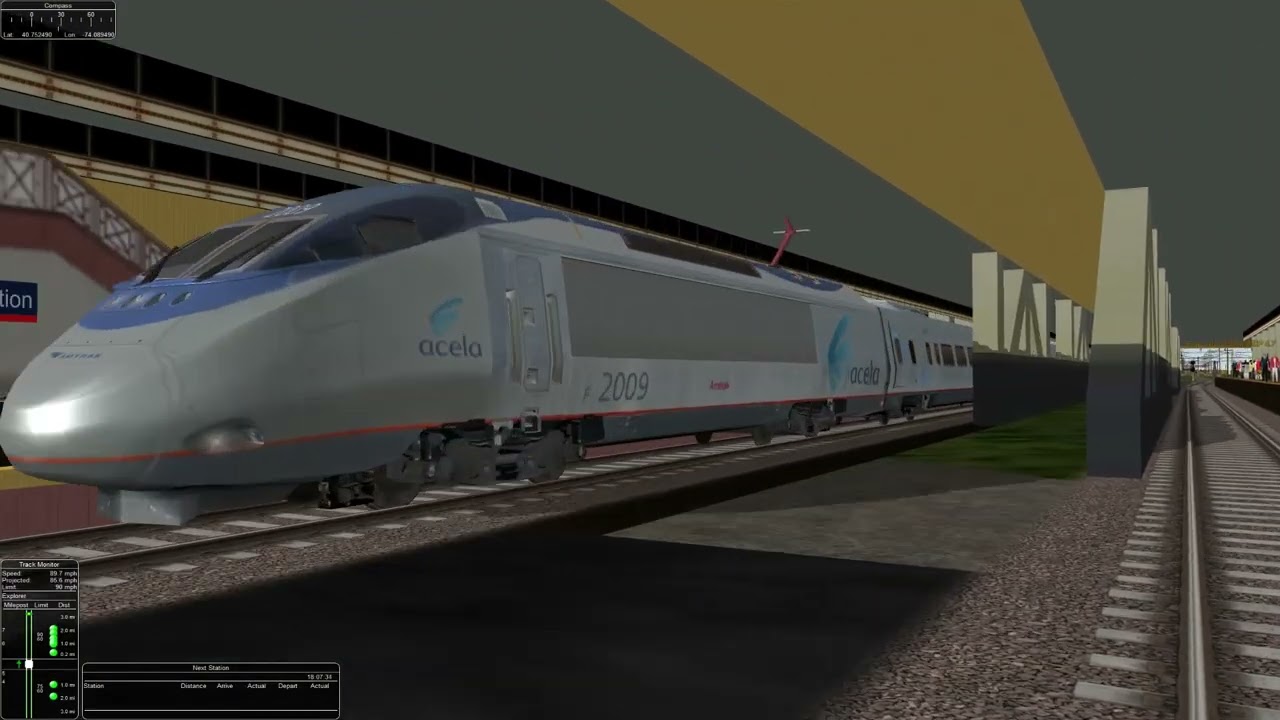 [ORTS] PRR Upgrade Beta Testing: Acela 2169 New York City to Washington DC