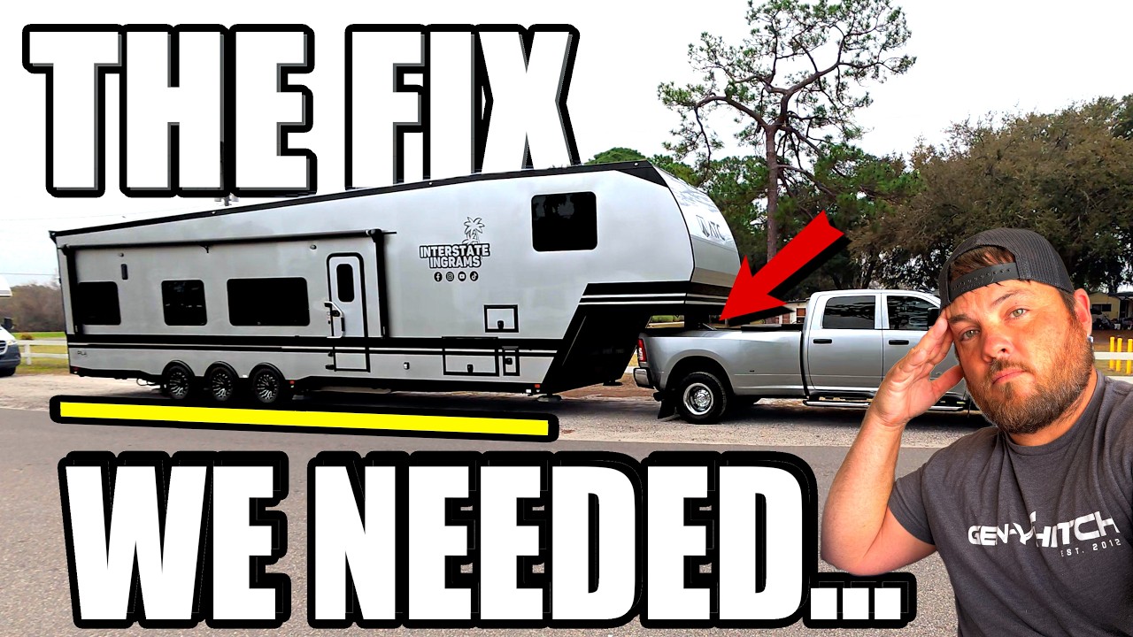 Fixing Our Unlevel RV! (DIY GenY Hitch Adjustments)