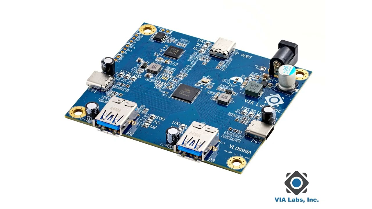 VIA Labs Announces Industrial Grade USB 5Gbps and 10Gbps Hub Controllers at Embedded World 2026