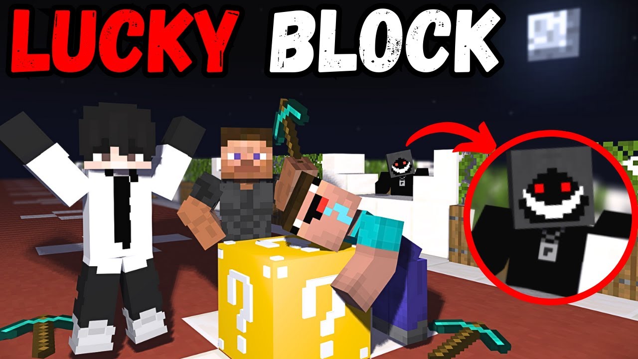 MINECRAFT LUCKY BLOCK RACE !! GONE WRONG😨