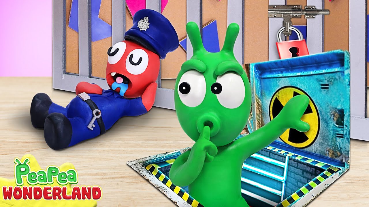 Pea Pea Escapes Mystery Buttons Room challenge - Pea Pea Wonderland