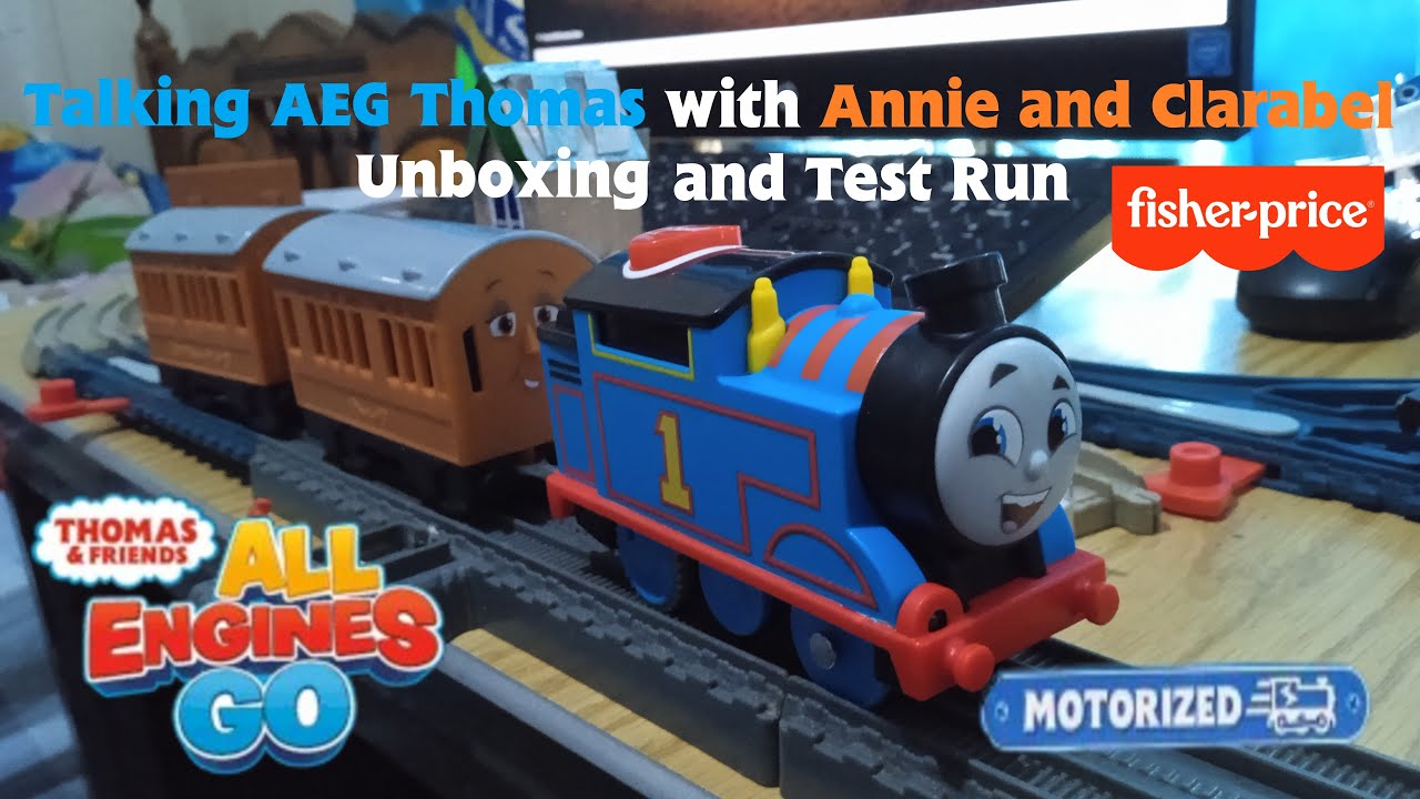 AEG Talking Thomas with Annie and Clarabel - Unboxing and Test Run