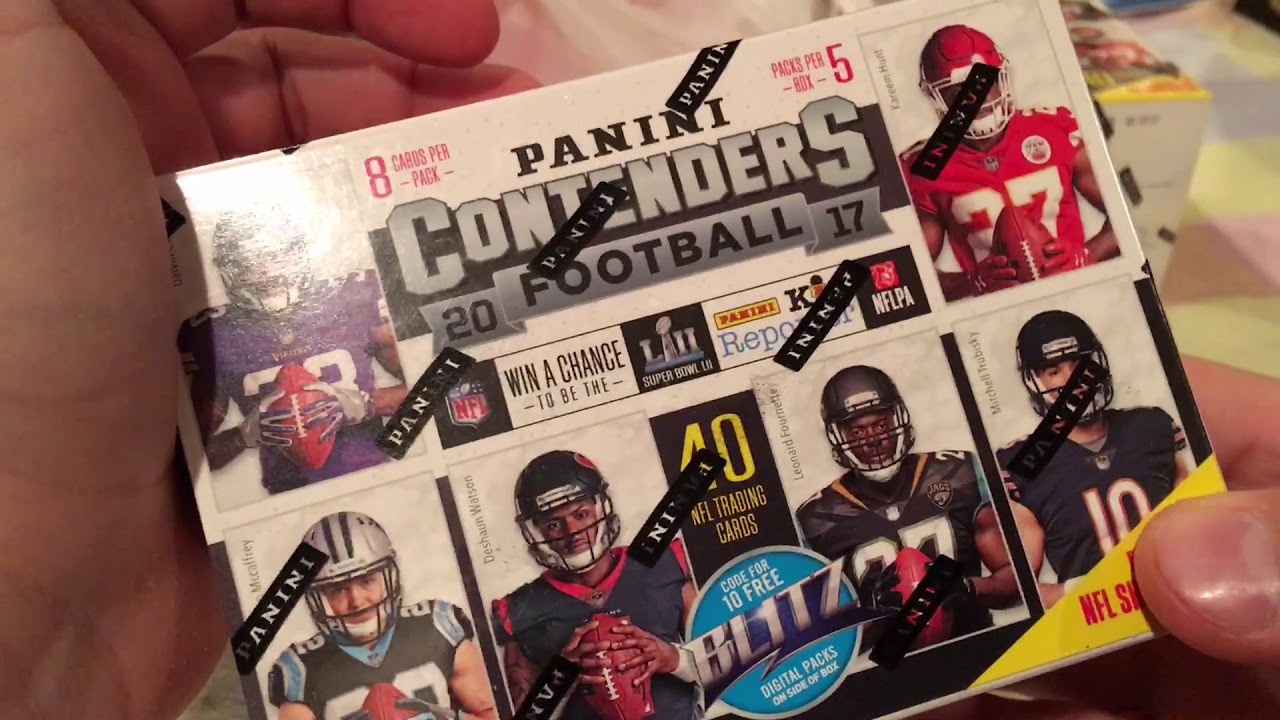 2017 Panini Contenders Football Box Break