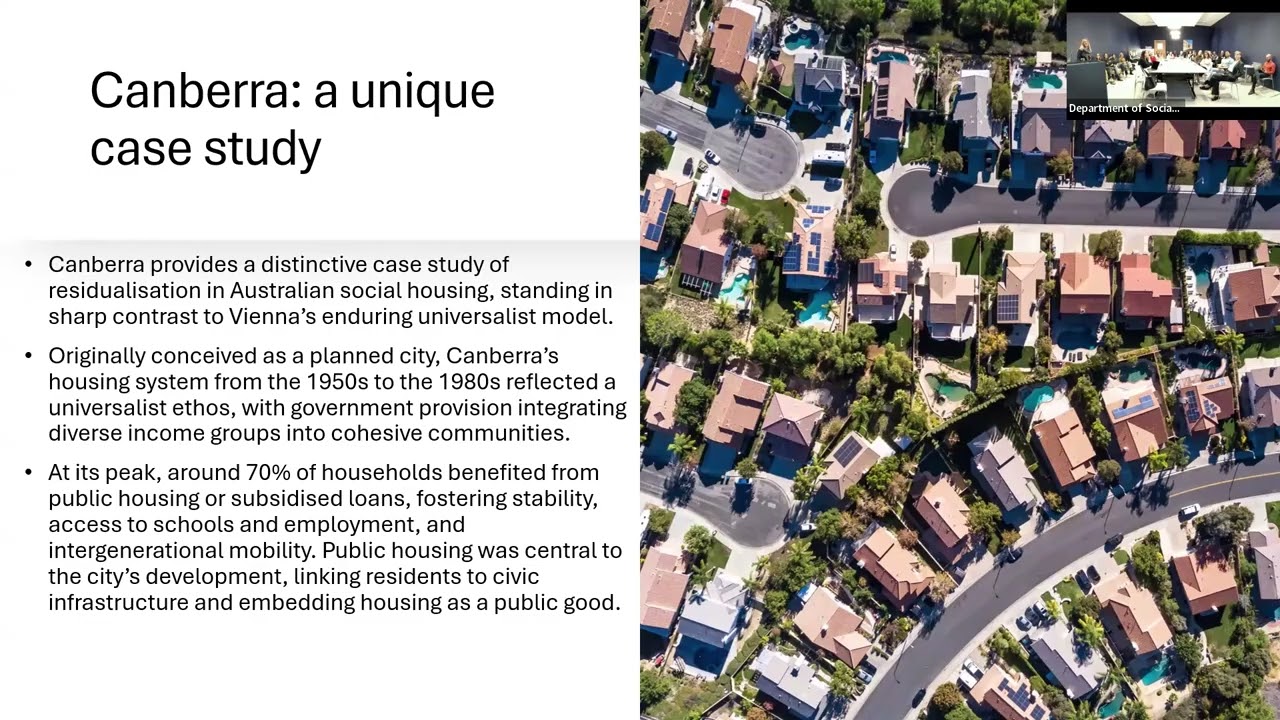 Adopting a Comparative Social Policy Approach to understanding shifts in Social Housing