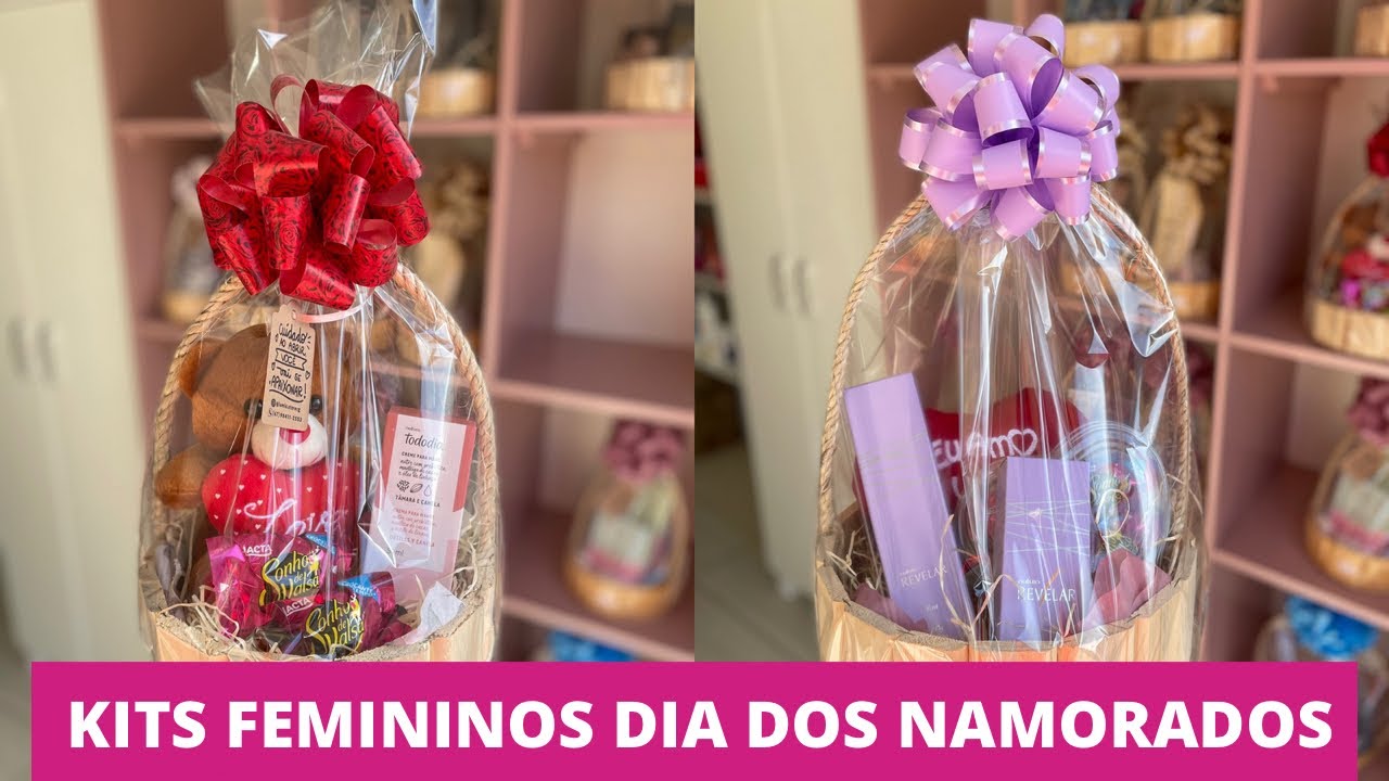 KITS FEMININOS DIA DOS NAMORADOS A PARTIR DE R$ 40,00