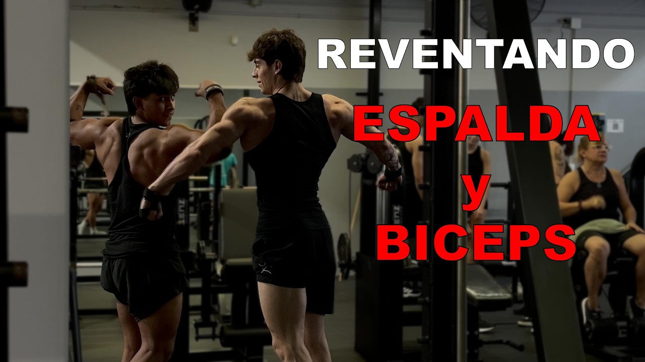 Destruyendo Espalda-Biceps en el Gym con Los Catabolicos