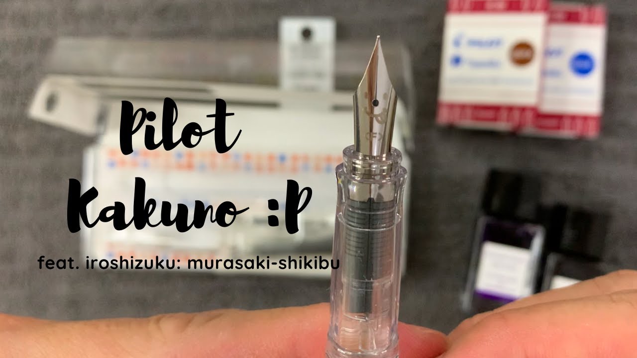 Fountain Pen Noob - Pilot Kakuno Fine nib + Iroshzuku Purple murasaki-shikibu ink