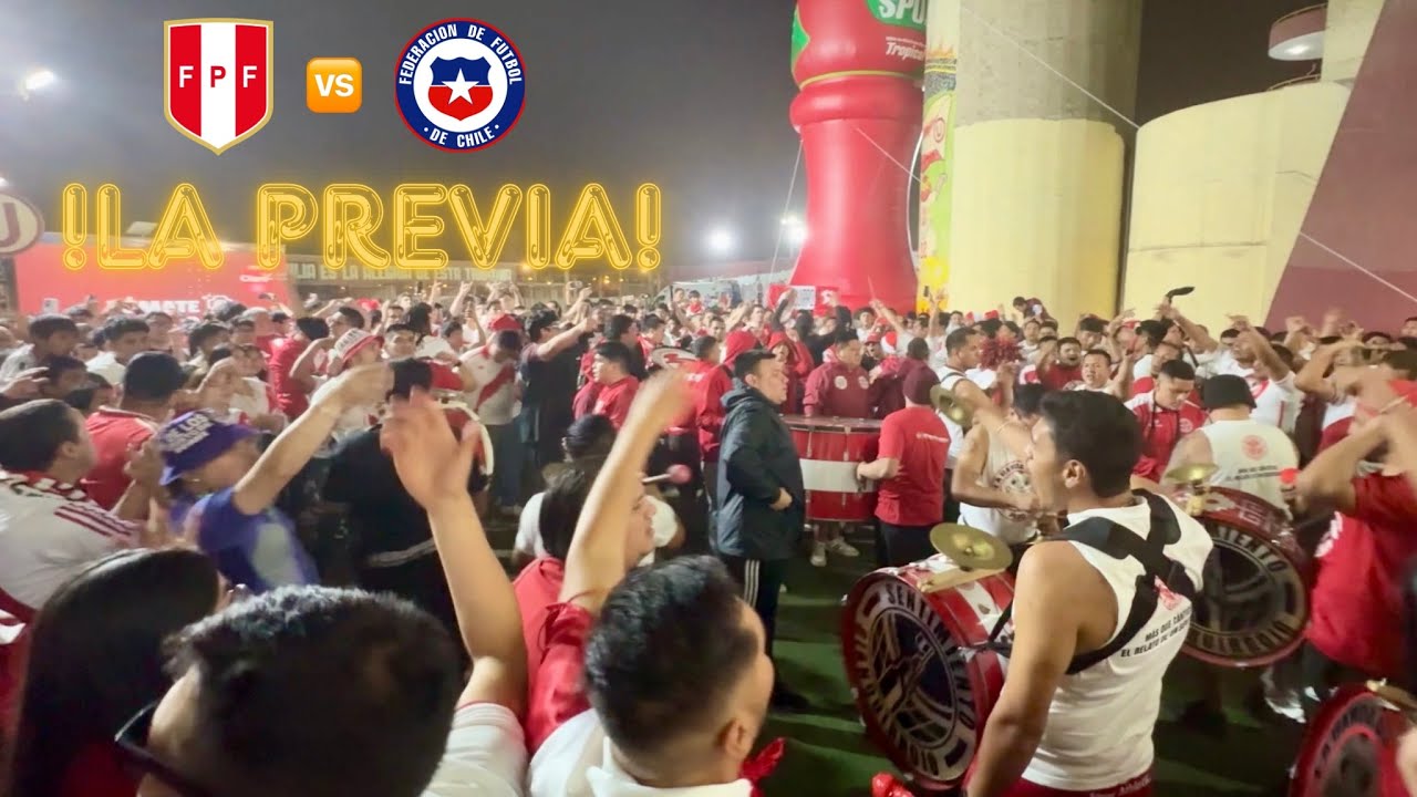 PER&Uacute; vs. CHILE La Previa en el Estadio Monumental con La Blanquirroja y Sentimiento Blanquirrojo