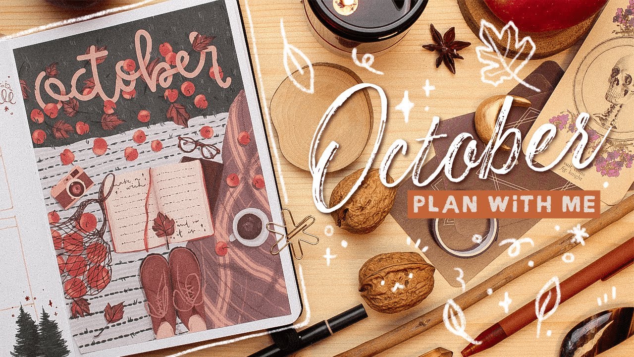 Plan with me | October 2021 bullet journal setup 🍂 Bujo monthly and weekly spread | frai.oh