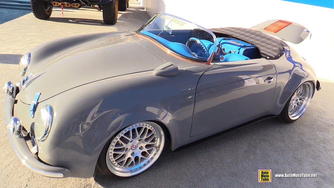 1955 Porsche 356 Speedster Restomod by S-Klub LA - Walkaround Tour Exterior Interior - 2021 SEMA