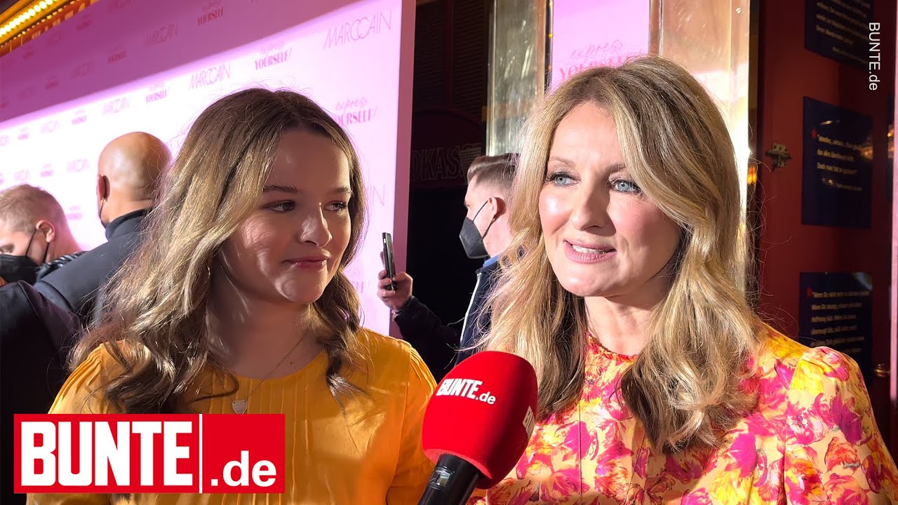 Frauke Ludowig &ndash; Mit Tochter Nele auf dem roten Teppich: 