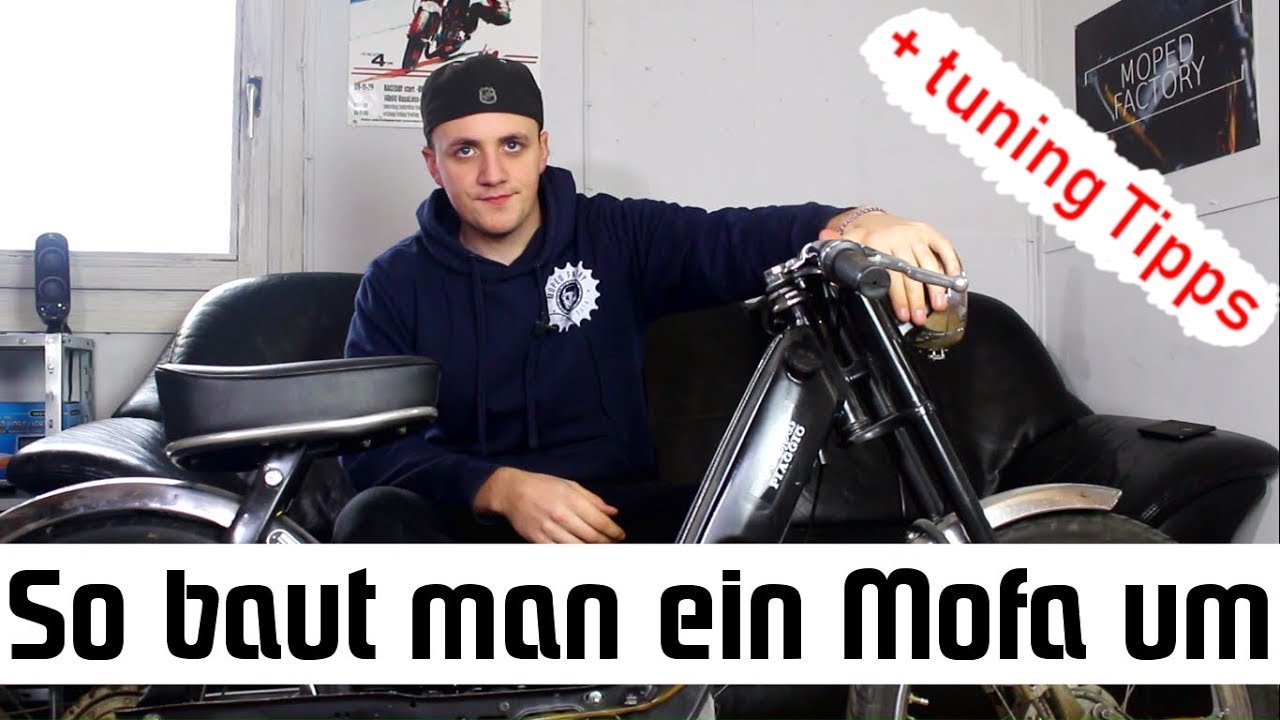 Wir zeigen euch wie man ein (Ciao) Mofa richtig umbaut! | Moped Factory + tuning Tipps