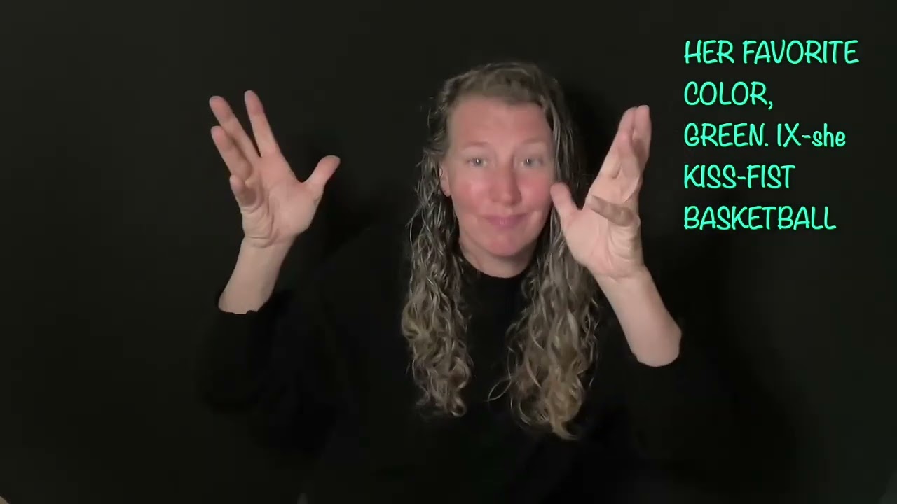American Sign Language 2A Unit 2 Lesson 05