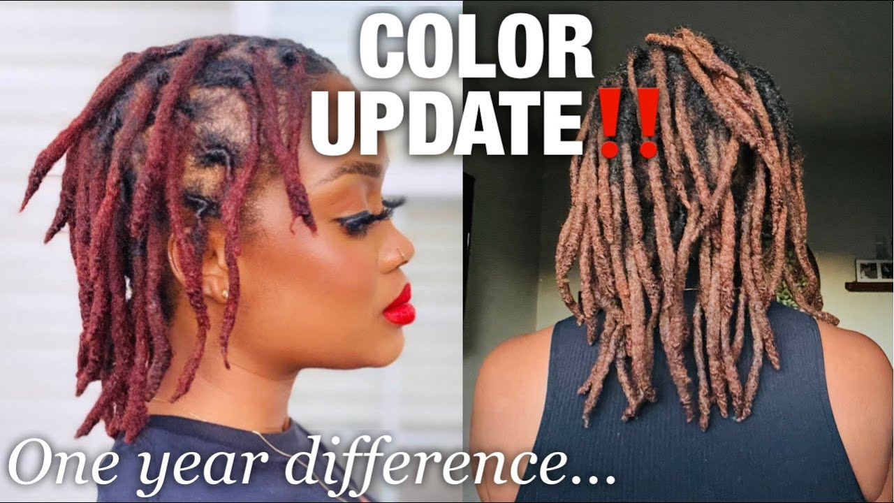 What Happens When You Color Your Locs? | HAIR COLOR UPDATE