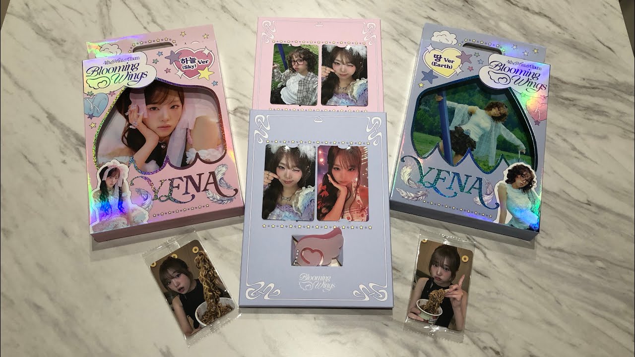 [최예나] YENA 4th mini album Blooming Wings unboxing 예나 4집 미니앨범 블루밍윙스 언박싱