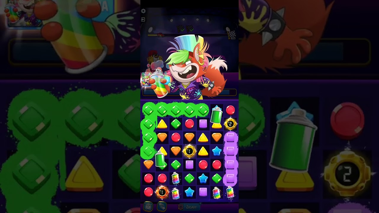 Score rally zany zappers 825 / solo quest / match masters 
