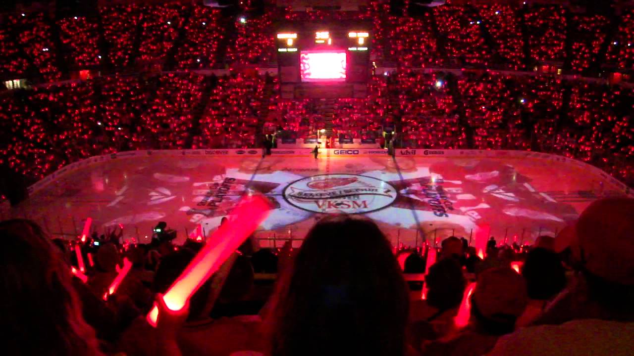 Detroit Red Wings 2012 Playoff Home Opener - Full Intro