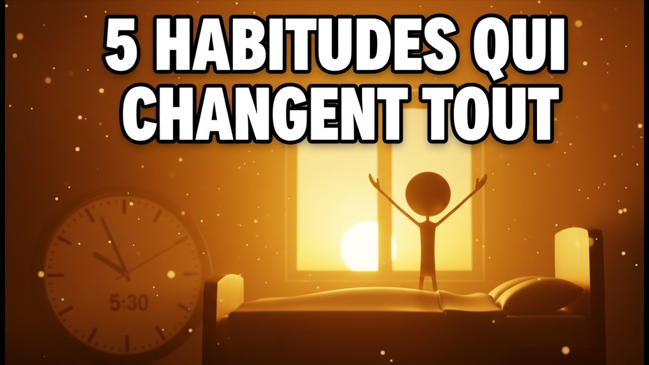 LES 5 HABITUDES MATINALES QUI HONORENT DIEU 🌅 (Change Ta Vie)