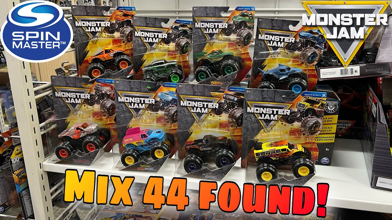 FINDING Spin Master Monster Jam Mix 44 At KOHLS! Flea Market SCORE! FULL INSTORE & Review!