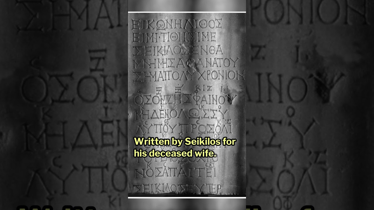 The Seikilos Epitaph