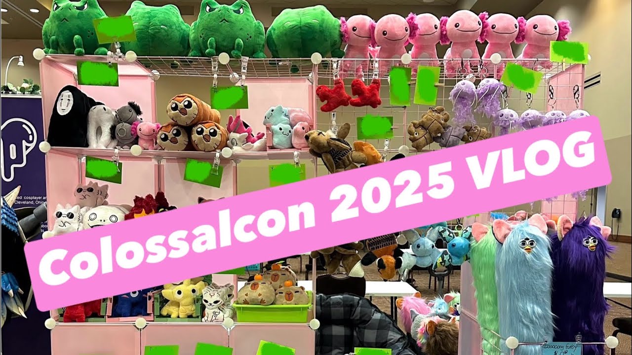 Colossalcon 2025 Artist Alley Convention Con Vlog