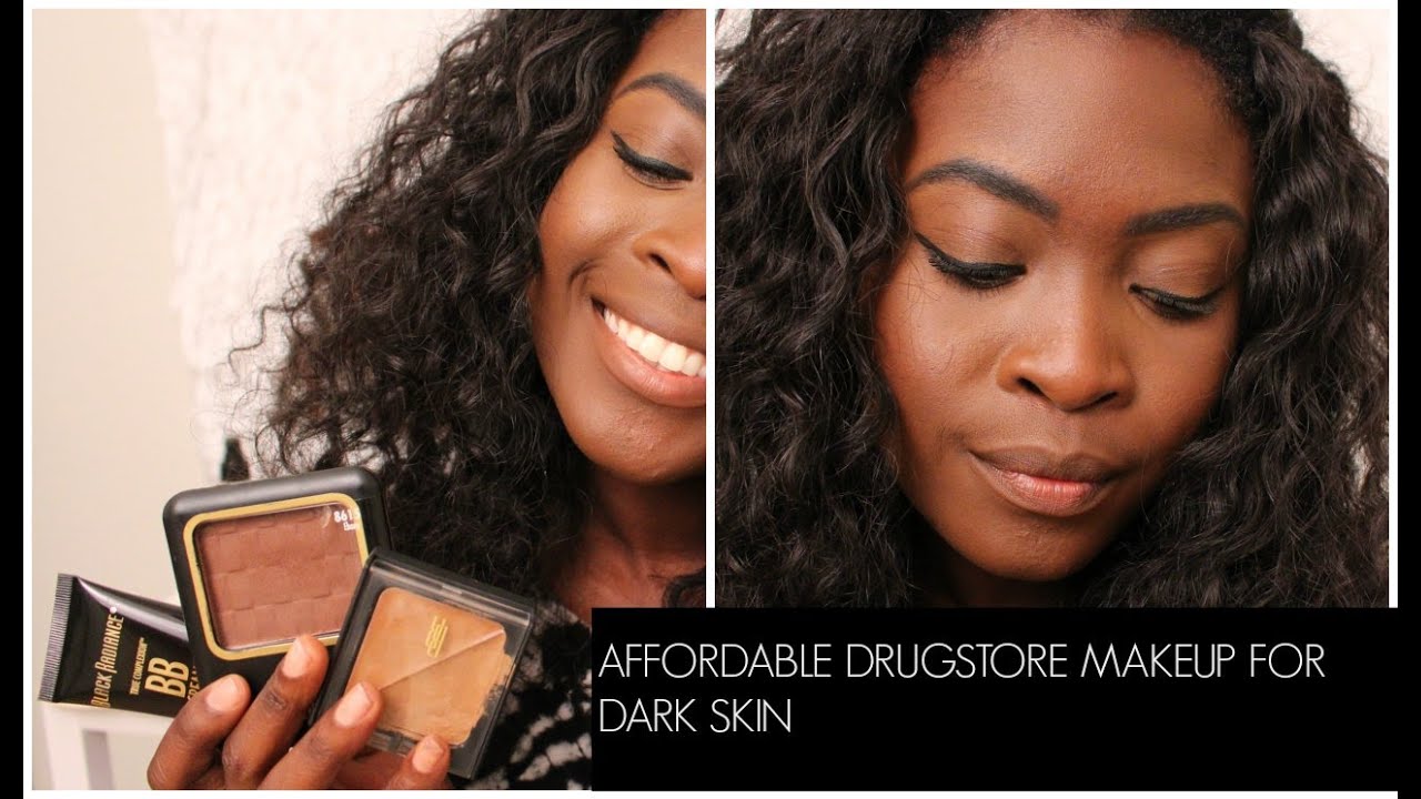 MAC DUPES? $6 FOUNDATION?!  DRUGSTORE MAKEUP FOR DARK SKIN FT. BLACK RADIANCE