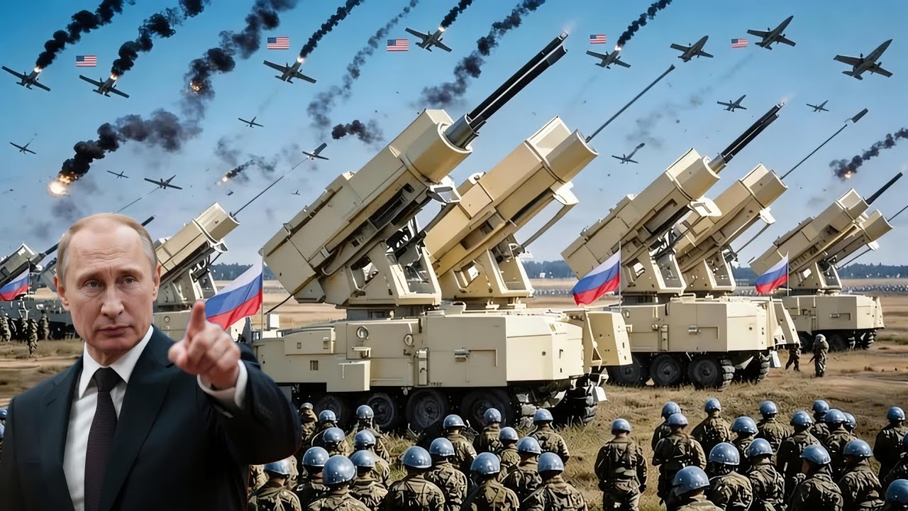 Сегодня! Сотни американских истребителей упали с неба в результате российских атак, посмотрите, что