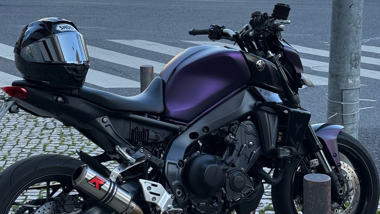 YAMAHA MT09 EXHAUST AND WHEELIES PORTUGAL