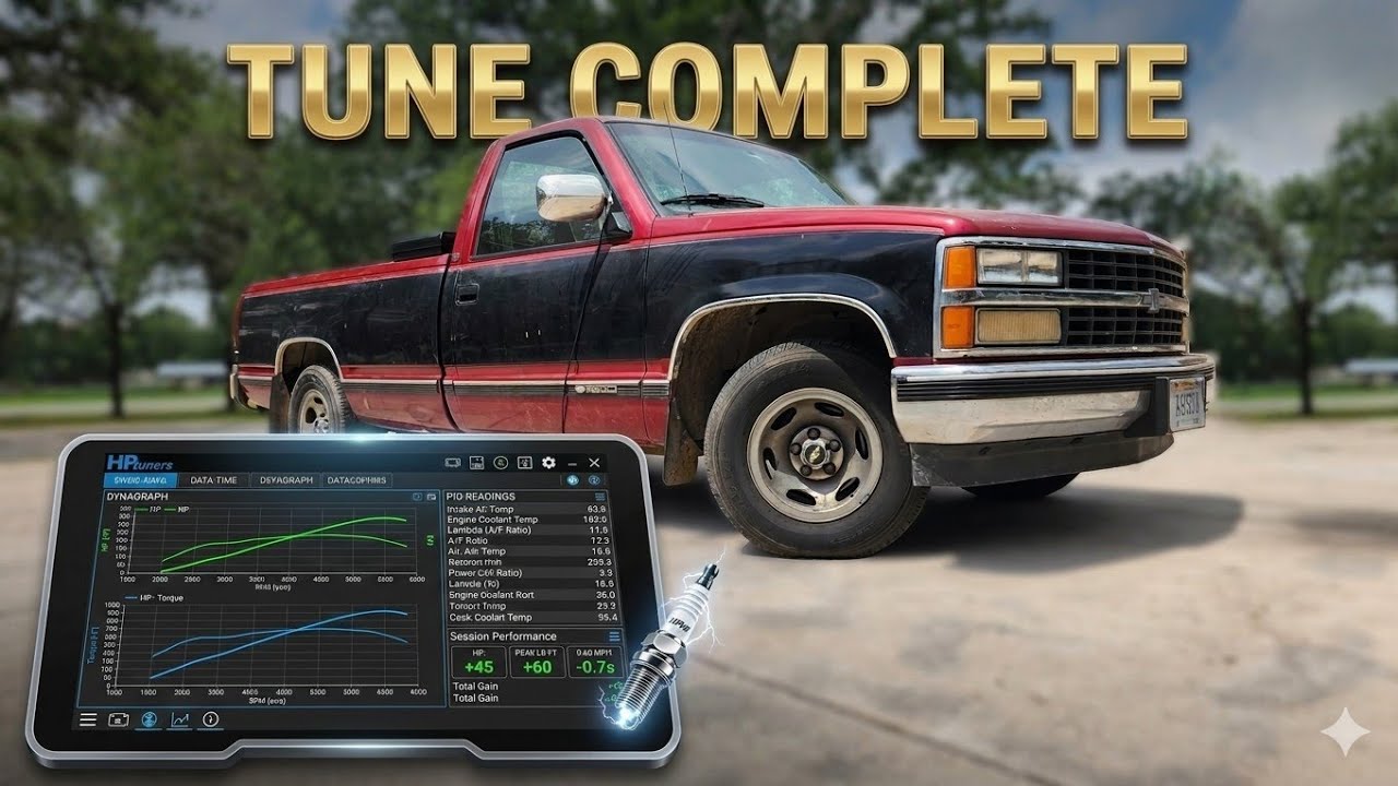 Finished Tuning. MAF, Timing, & Idle. 1992 Chevy C1500 LS1/T56 Swap.